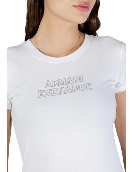 T?shirt femme Armani Exchange blanc
