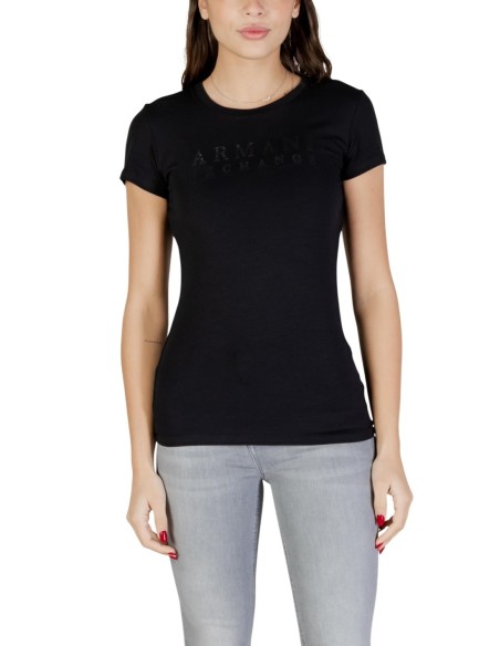 T?shirt femme Armani Exchange noir