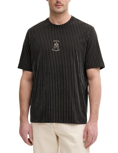T?shirt homme Armani Exchange noir rayé