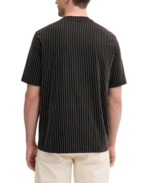 T?shirt homme Armani Exchange noir rayé