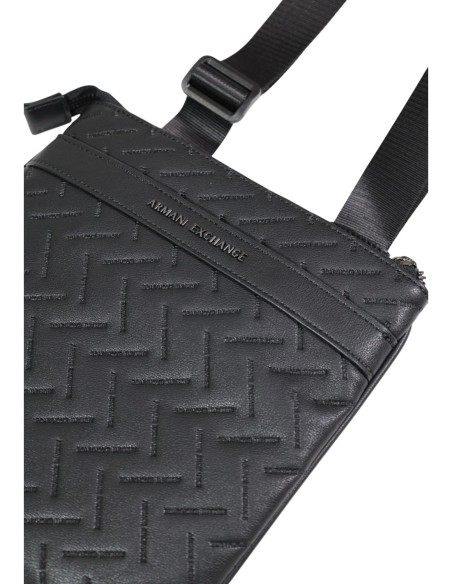 Sac homme Armani Exchange noir bandoulière