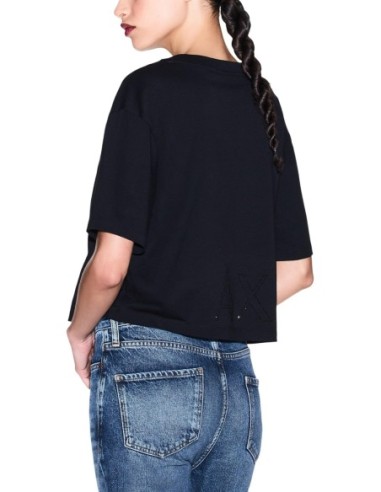 T?shirt femme Armani Exchange noir