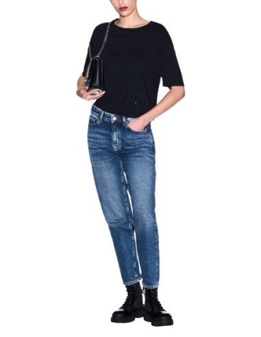T?shirt femme Armani Exchange noir
