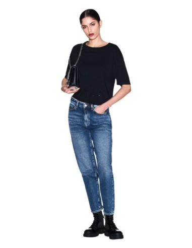 T?shirt femme Armani Exchange noir