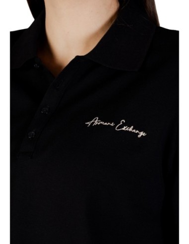 T?shirt femme Armani Exchange noir polo