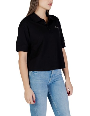 T?shirt femme Armani Exchange noir polo