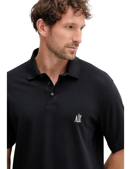 Polo homme Armani Exchange bleu