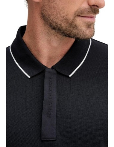 Polo homme Armani Exchange bleu