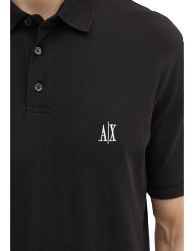 Polo homme Armani Exchange noir