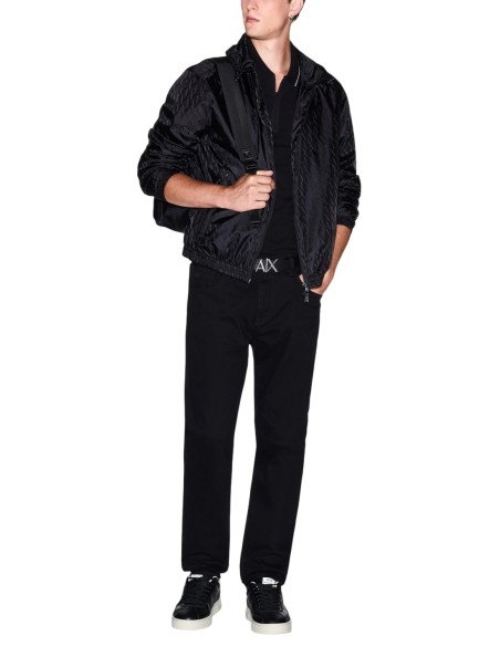 Polo homme Armani Exchange noir