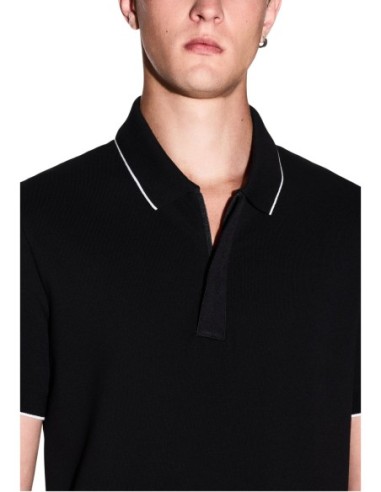 Polo homme Armani Exchange noir