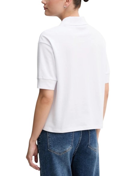 Polo femme Armani Exchange blanc