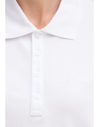 Polo femme Armani Exchange blanc
