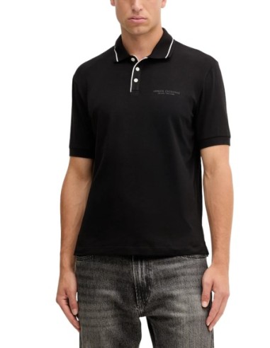 Polo homme Armani Exchange noir