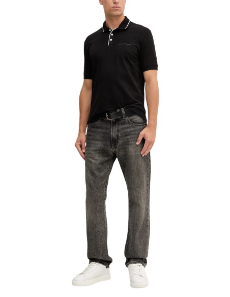 Polo homme Armani Exchange noir