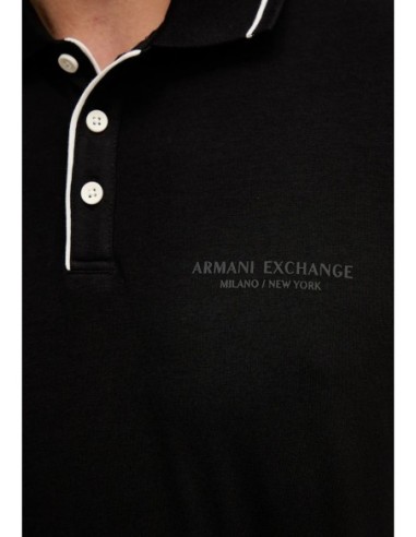 Polo homme Armani Exchange noir