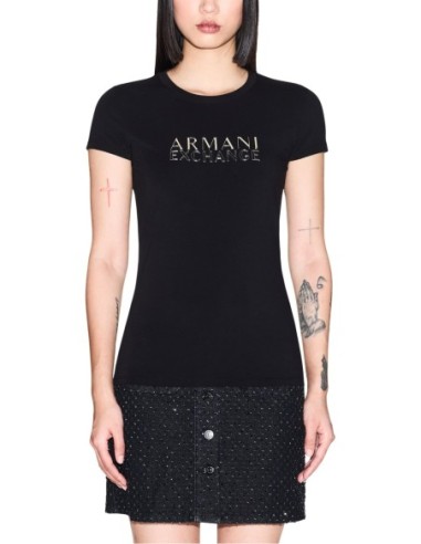 T?shirt femme Armani Exchange noir