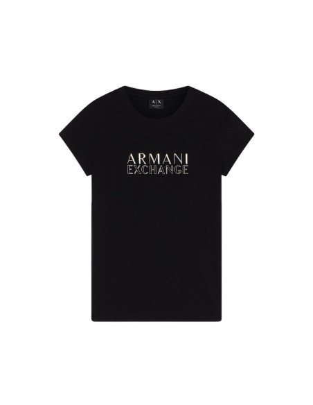 T?shirt femme Armani Exchange noir
