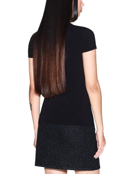 T?shirt femme Armani Exchange noir