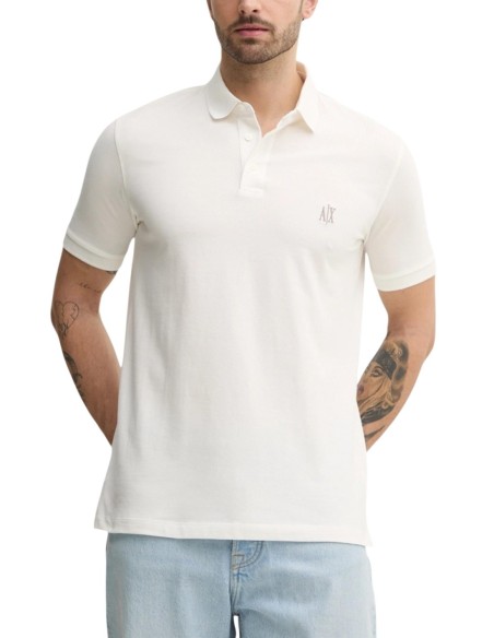 Polo homme Armani Exchange blanc
