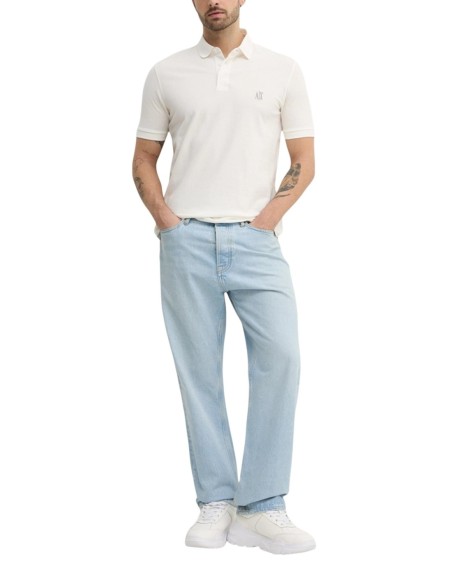 Polo homme Armani Exchange blanc