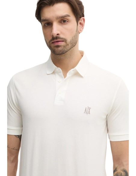 Polo homme Armani Exchange blanc