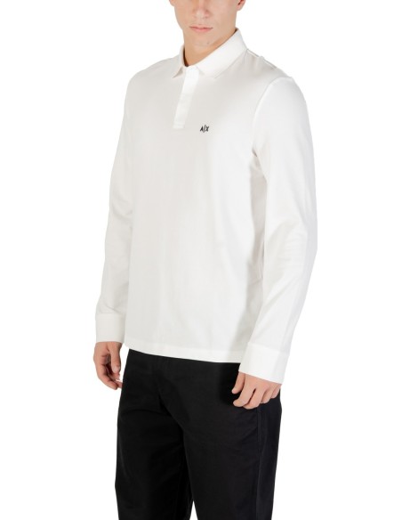Polo homme Armani Exchange blanc