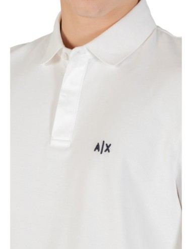 Polo homme Armani Exchange blanc