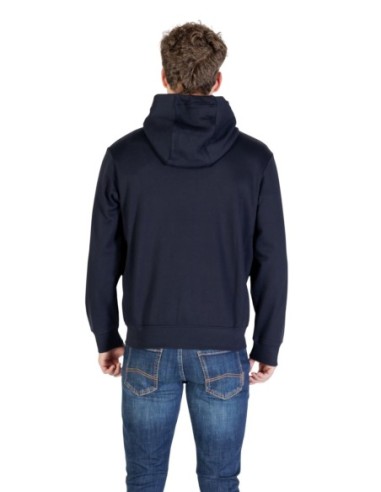 Sweat homme Armani Exchange bleu capuche