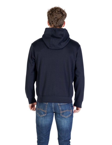 Sweat homme Armani Exchange bleu capuche