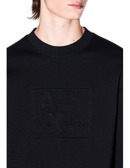 Sweat homme Armani Exchange noir imprimé