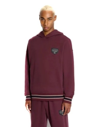 Sweat homme Armani Exchange bordeaux