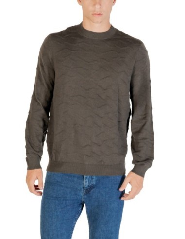 Pull homme Armani Exchange marron