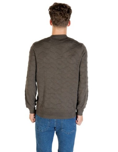 Pull homme Armani Exchange marron