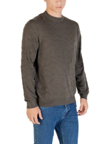 Pull homme Armani Exchange marron