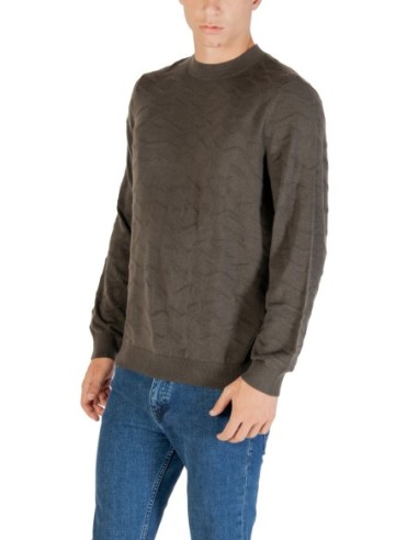 Pull homme Armani Exchange marron