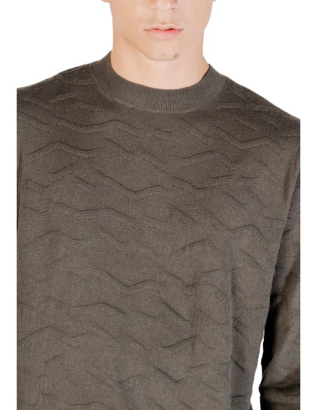Pull homme Armani Exchange marron