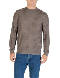 Pull homme Armani Exchange marron