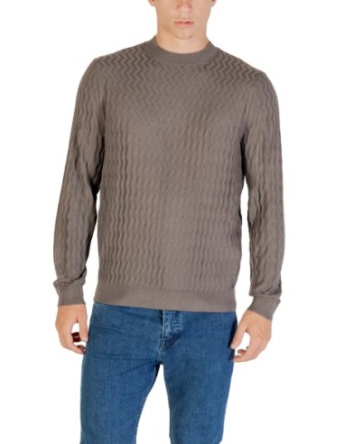 Pull homme Armani Exchange marron