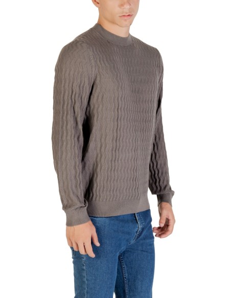 Pull homme Armani Exchange marron