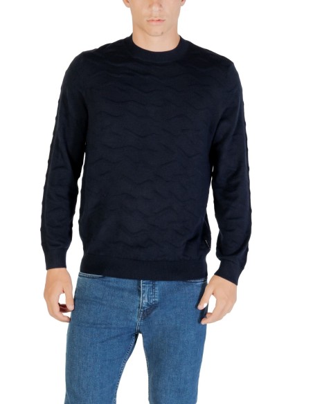 Pull homme Armani Exchange bleu