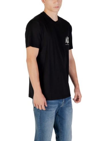 T?shirt homme Armani Exchange noir imprimé