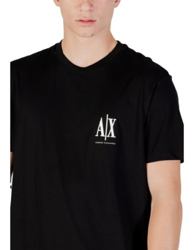 T?shirt homme Armani Exchange noir imprimé
