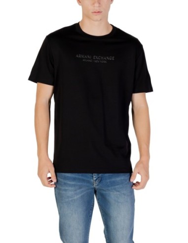 T?shirt homme Armani Exchange noir imprimé