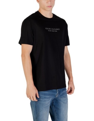 T?shirt homme Armani Exchange noir imprimé