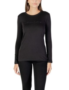 T?shirt femme Armani Exchange noir manches longues