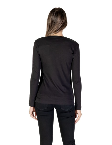 T?shirt femme Armani Exchange noir manches longues