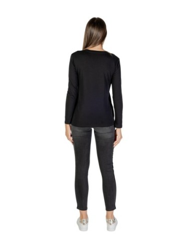 T?shirt femme Armani Exchange noir strass