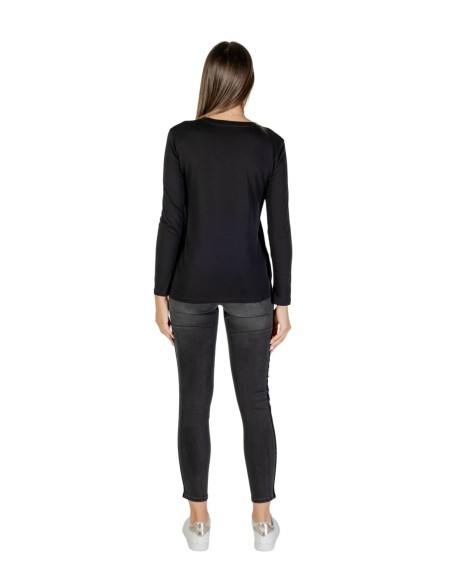 T?shirt femme Armani Exchange noir strass