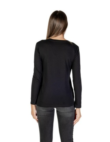 T?shirt femme Armani Exchange noir strass